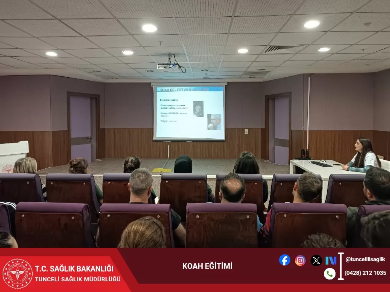 Tunceli'de Sağlık Personeline KOAH Farkındalık Eğitimi Verildi