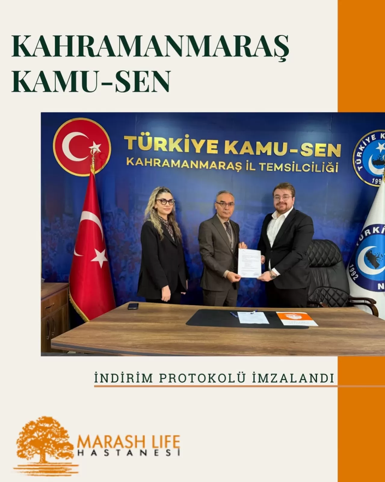 Kahramanmaraş'ta Kamu Çalışanlarına Özel Sağlık Hizmeti Anlaşması