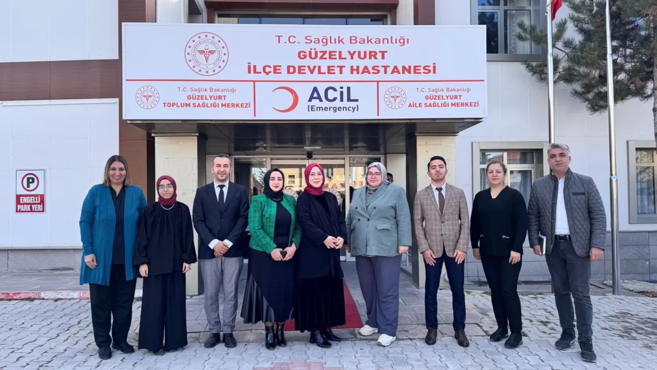 Evde Sağlık Hizmetleri Ekibi Aksaray'da İlçe Hastanelerini Ziyaret Etti