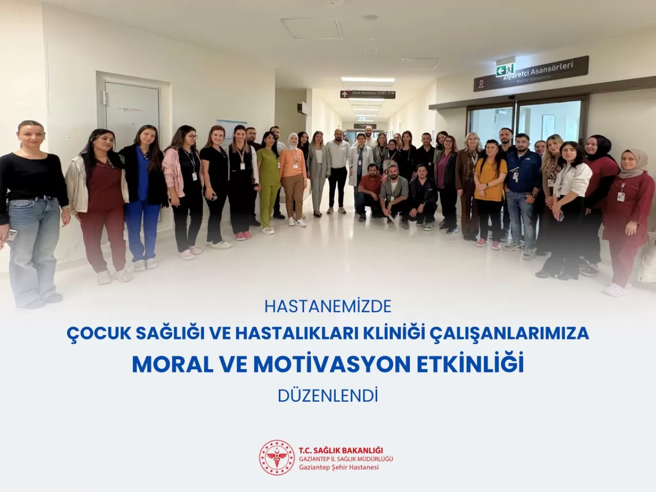 Gaziantep Şehir Hastanesi'nde Sağlık Çalışanlarına Moral Etkinliği