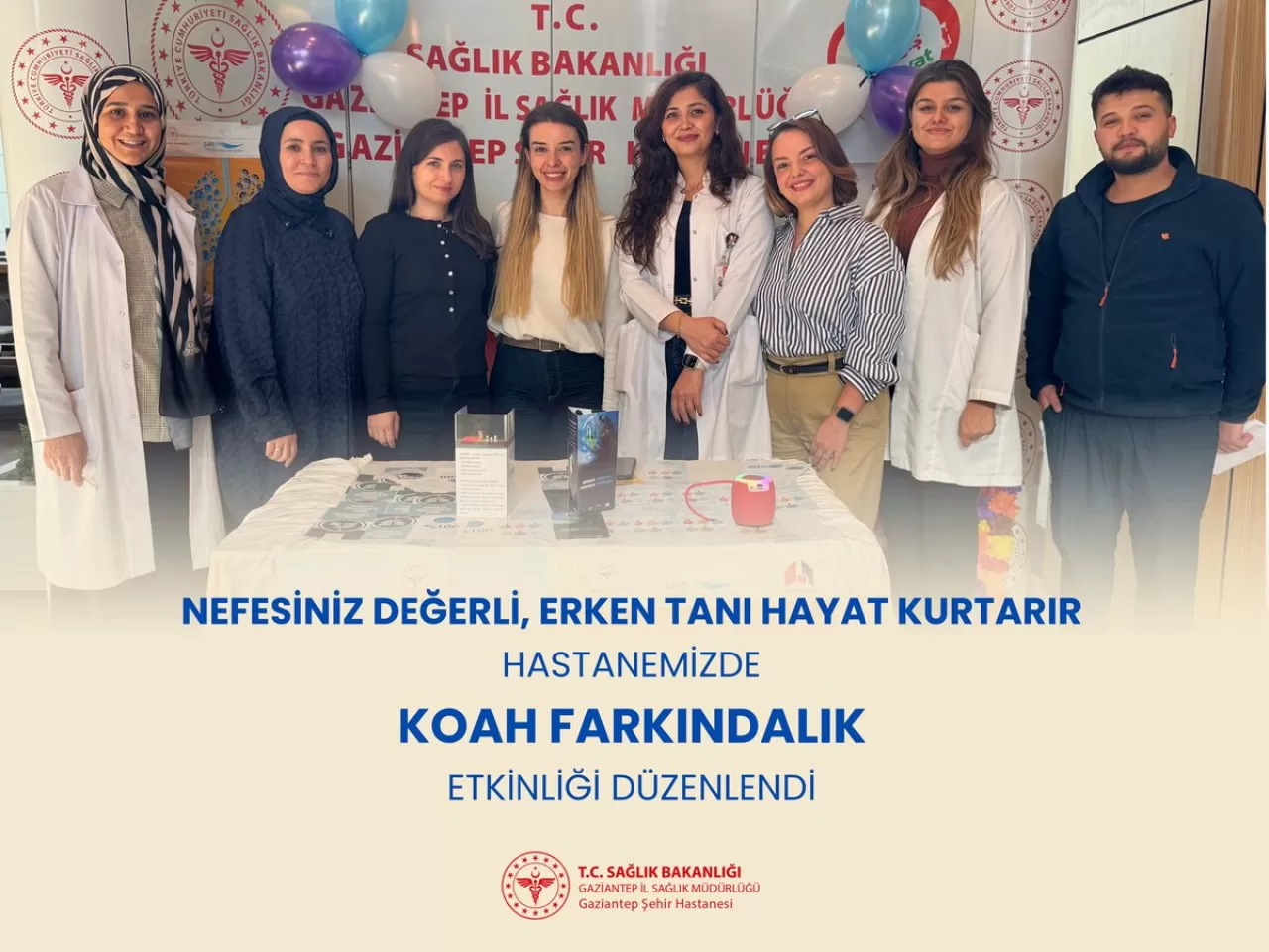 Gaziantep'te KOAH Farkındalık Etkinliği Düzenlendi: 