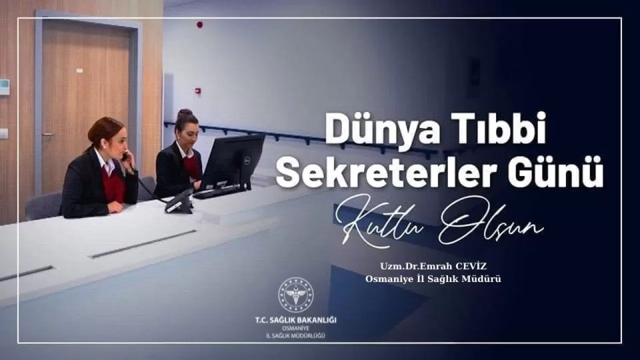 Osmaniye'de Tıbbi Sekreterler Günü Kutlaması