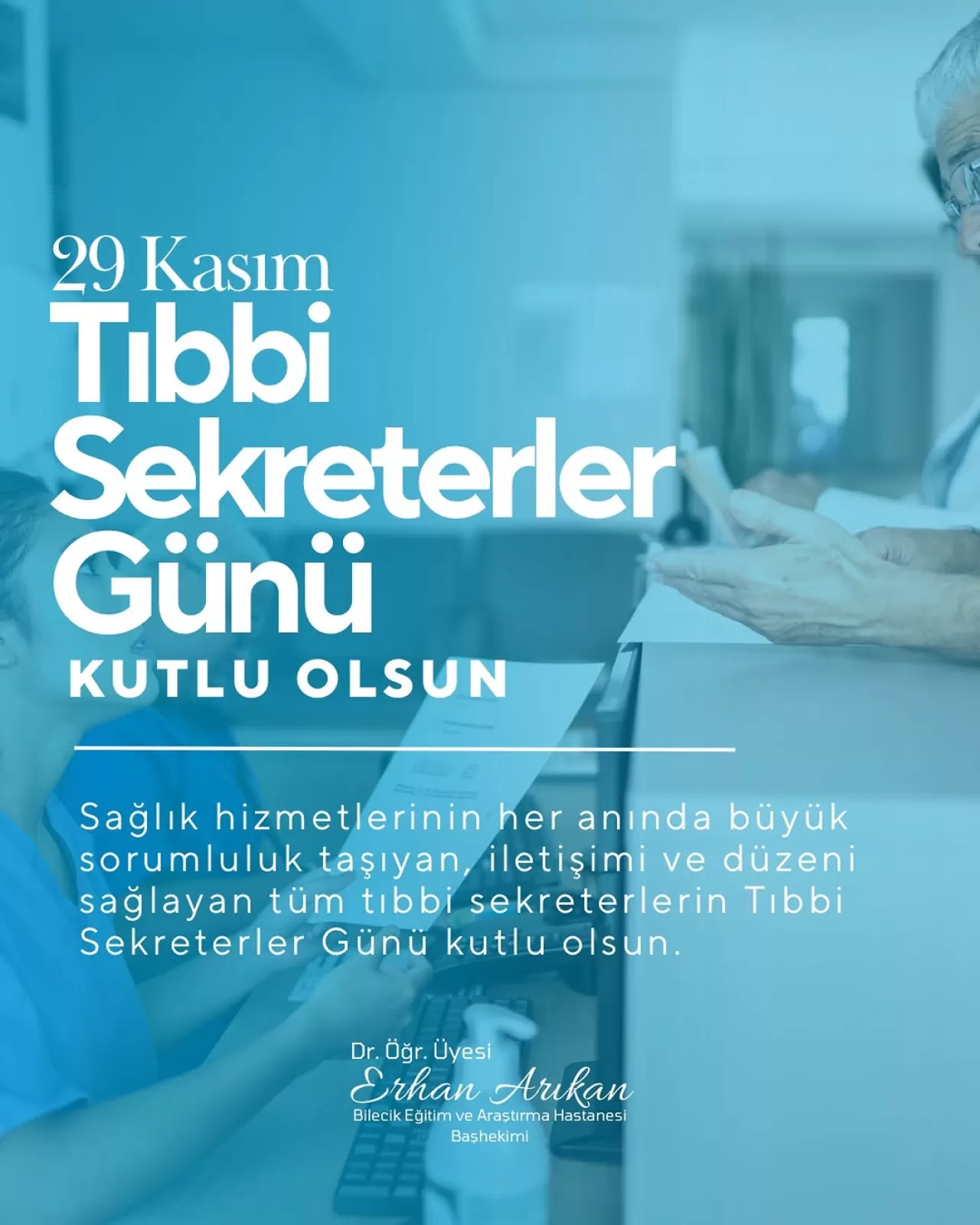 Bilecik'te Tıbbi Sekreterler Günü Kutlandı