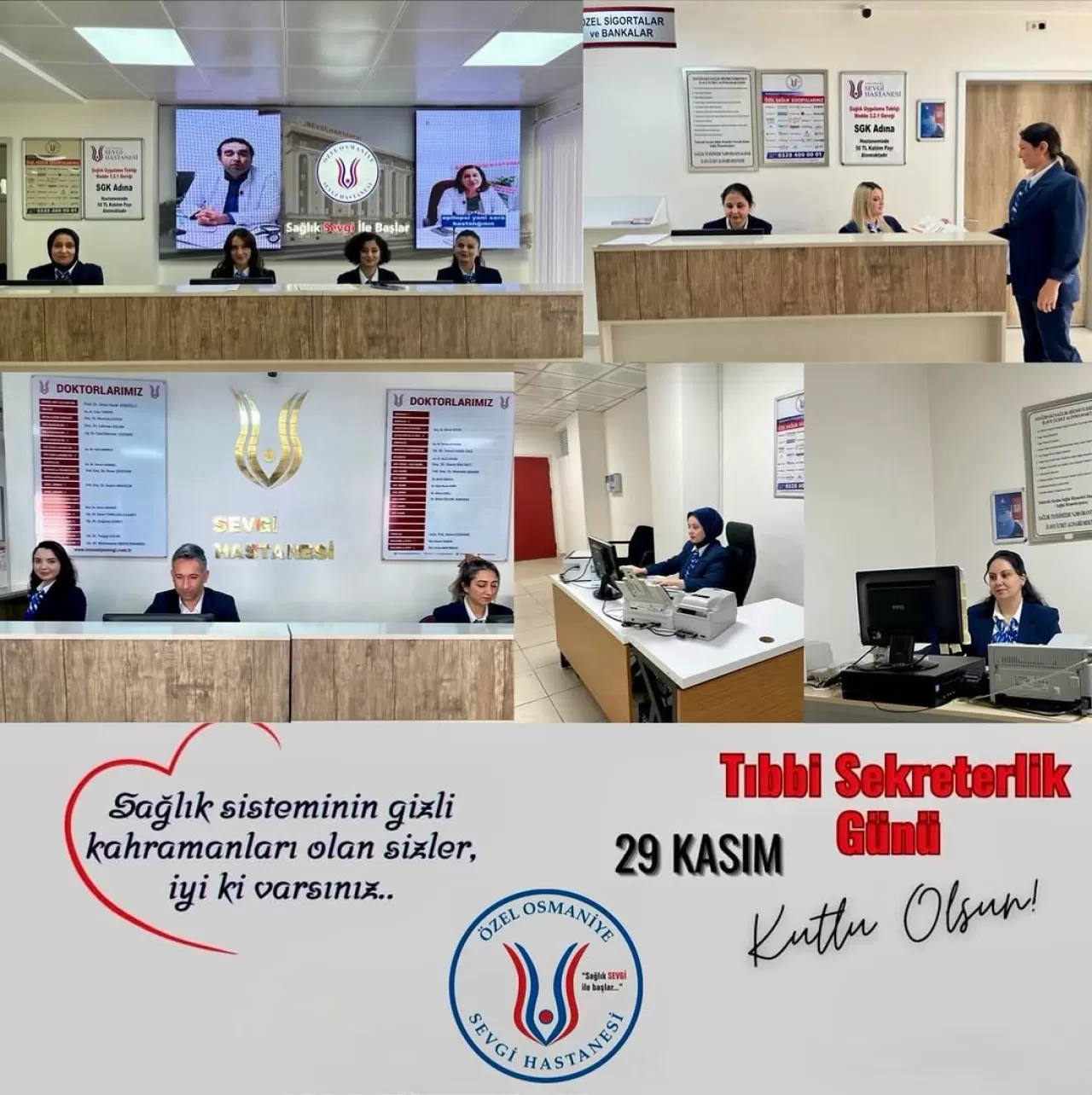 Tıbbi Sekreterlik Günü, Osmaniye Özel Sevgi Hastanesi'nde Kutlandı