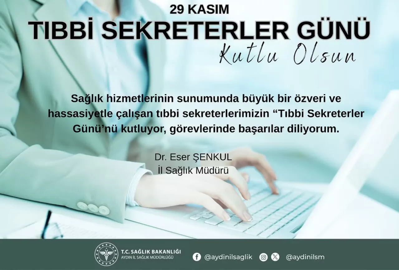 Tıbbi Sekreterler Günü'nde Aydın'da Anlamlı Kutlama