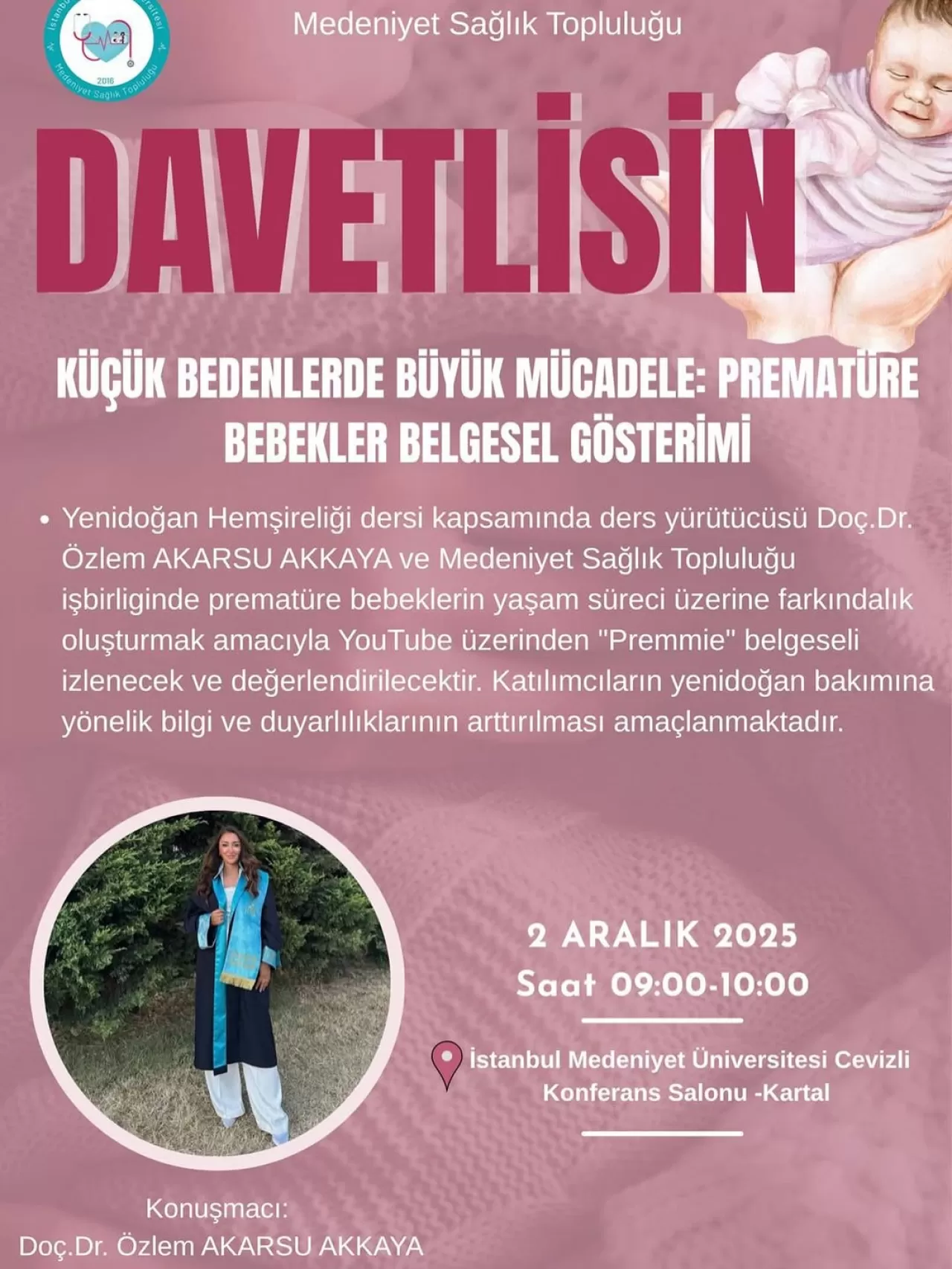 Prematüre Bebeklerin Mücadelesi Belgeselle Anlatılacak