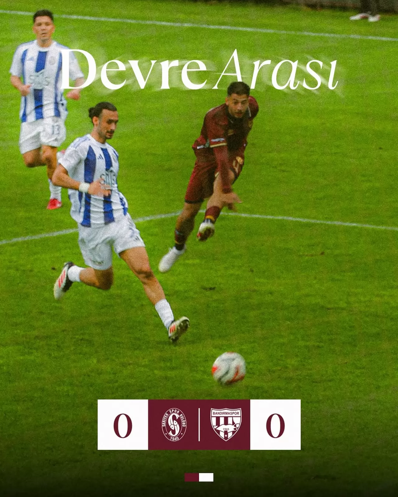 Bandırmaspor, Sarıyer'de Zorlu Mücadeleden Beraberlikle Ayrıldı