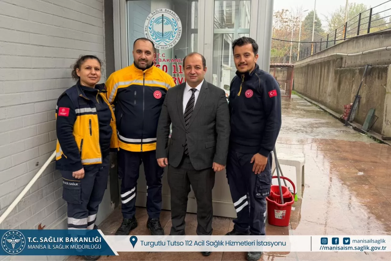 Manisa İl Sağlık Müdürü Dr. Mehmet Fatih Zeren Turgutlu, Ahmetli ve Salihli'de Saha Ziyaretlerinde Bulundu