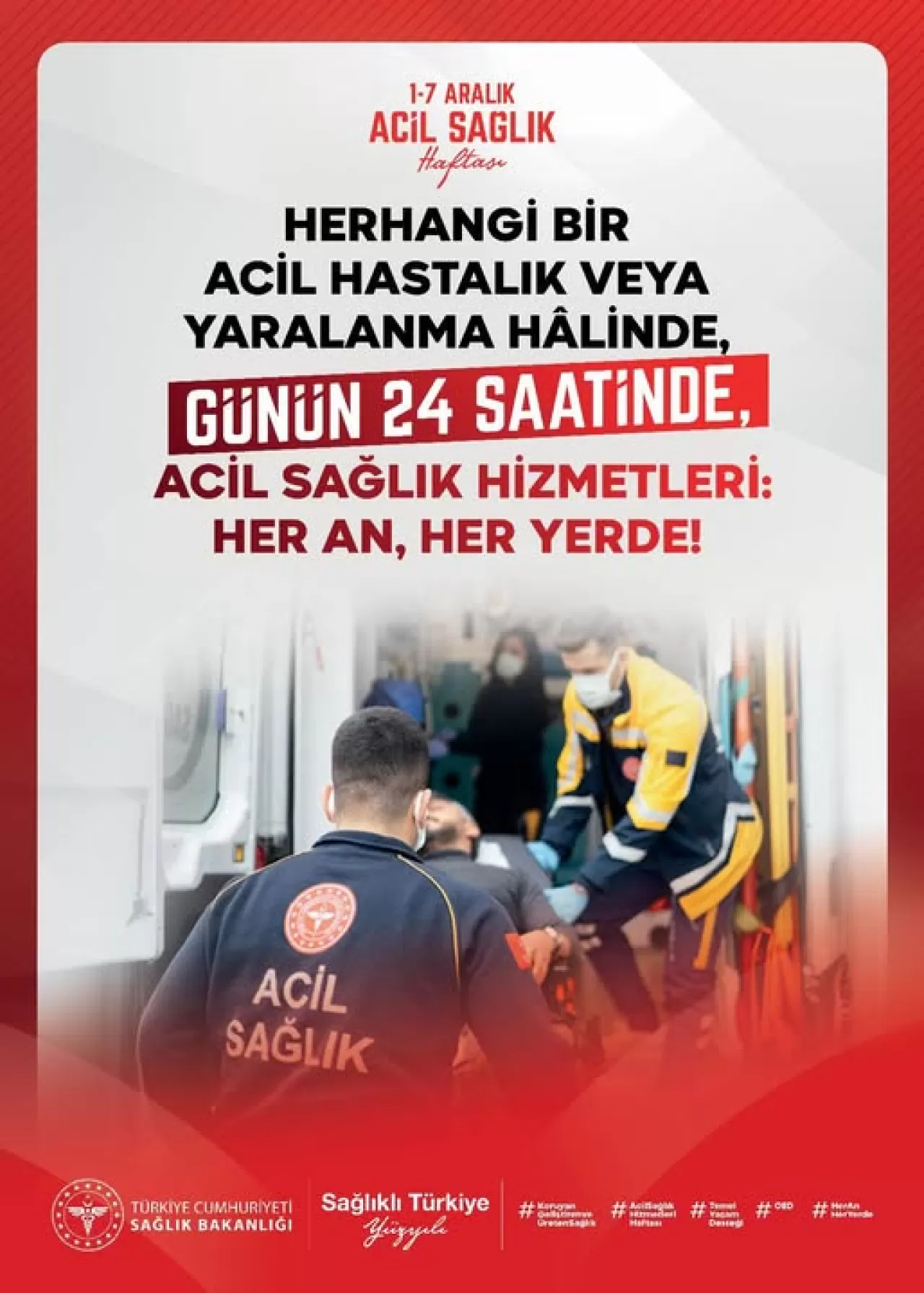 Antalya Atatürk Devlet Hastanesi, Acil Sağlık Hizmetleri Haftası'nda Halkın Yanında