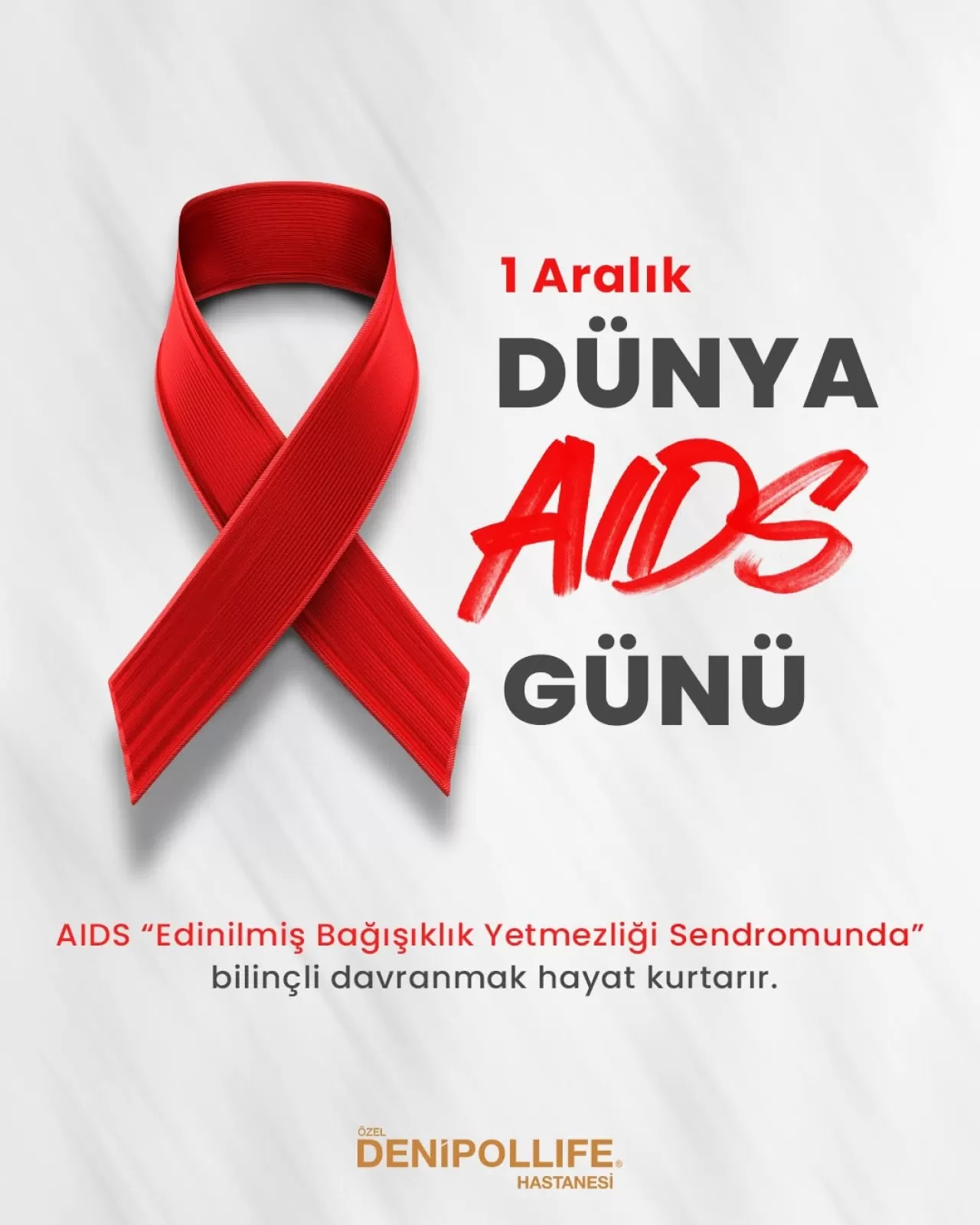 Denizli'de AIDS Farkındalığı: Erken Tanı Hayat Kurtarır