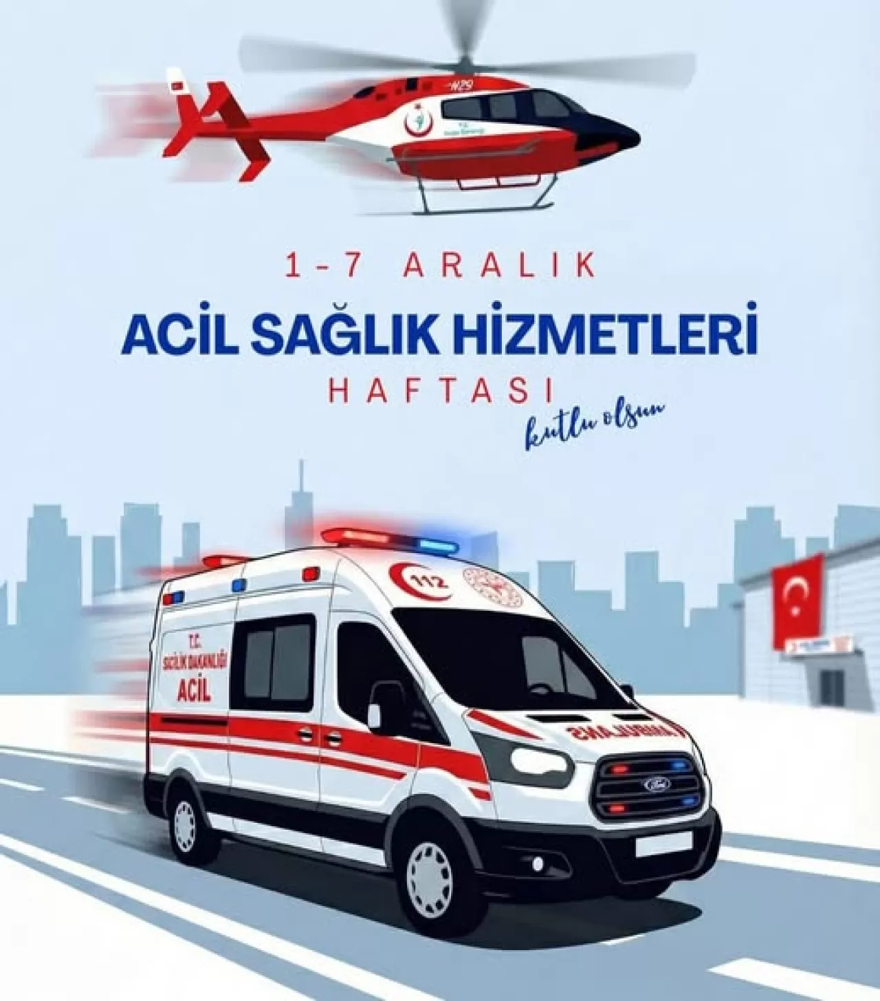 Kırıkkale'de Acil Sağlık Hizmetleri Haftası'nda Anlamlı Kutlama