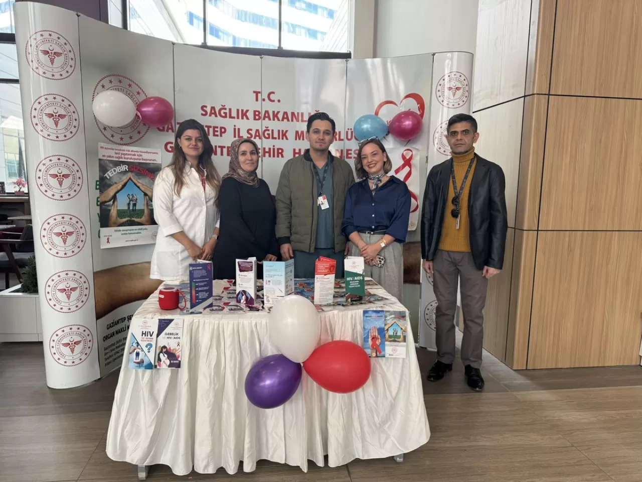 Gaziantep Şehir Hastanesi'nde HIV/AIDS Farkındalık Çalışması