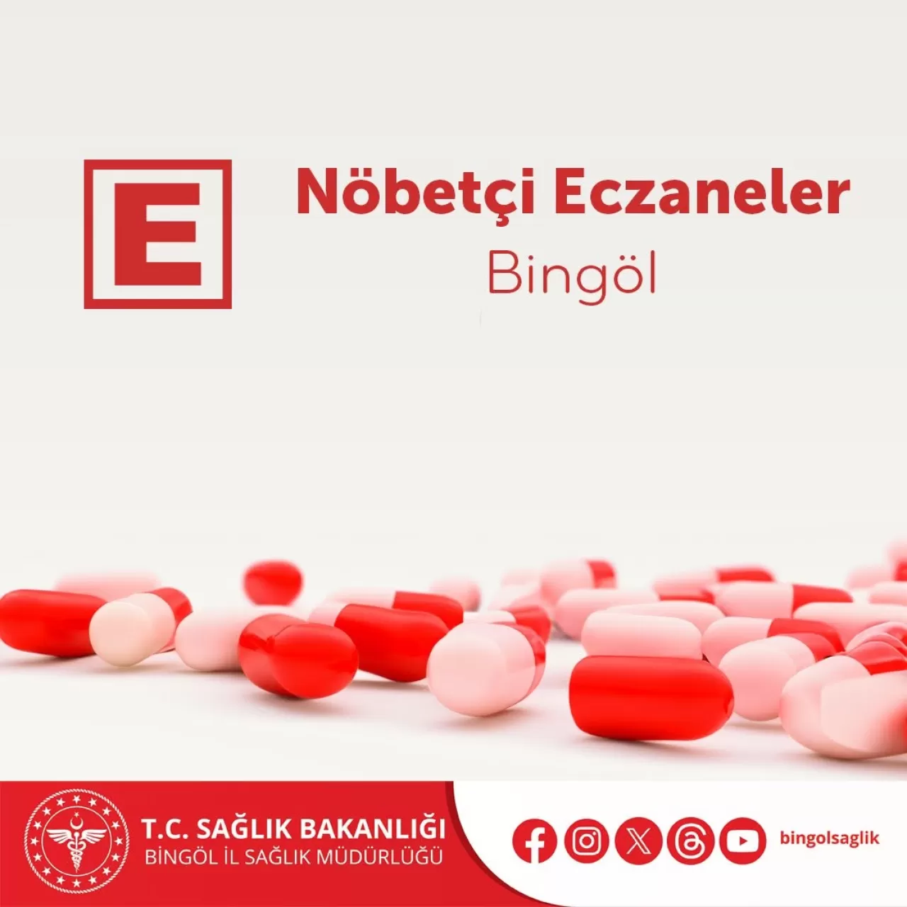 Bingöl'de Aralık Ayı Nöbetçi Eczaneler Açıklandı