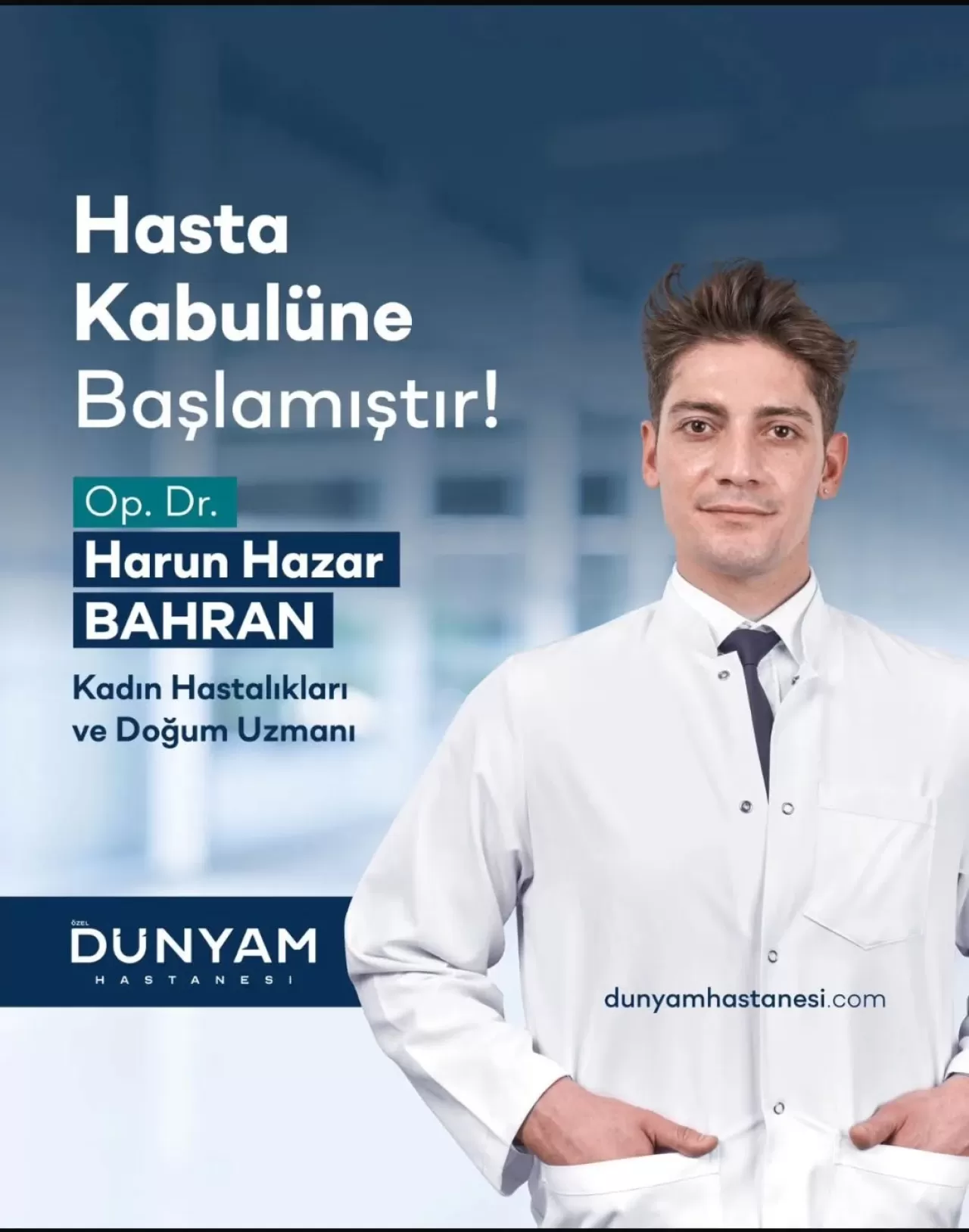 Op. Dr. Harun Hazar Bahran, Kayseri Dünyam Hastanesi'nde Hizmet Vermeye Başladı