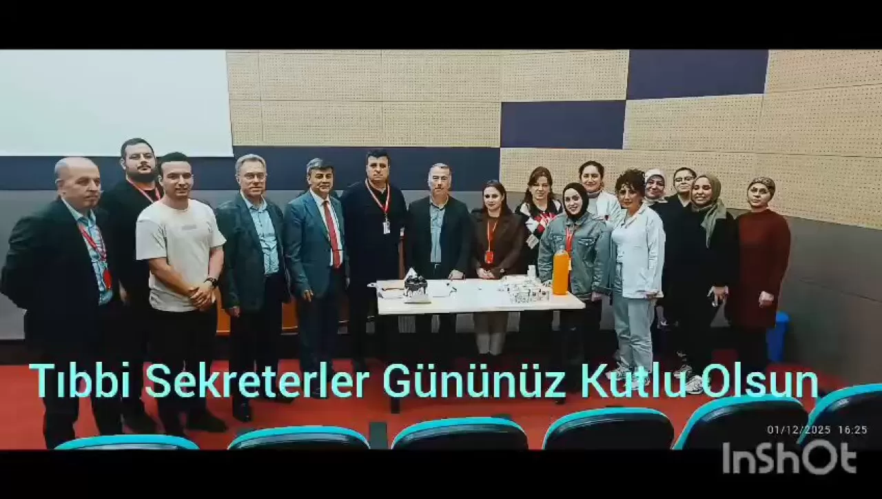 Trabzon Ağız ve Diş Sağlığı Hastanesi'nde Tıbbi Sekreterler Günü Kutlaması