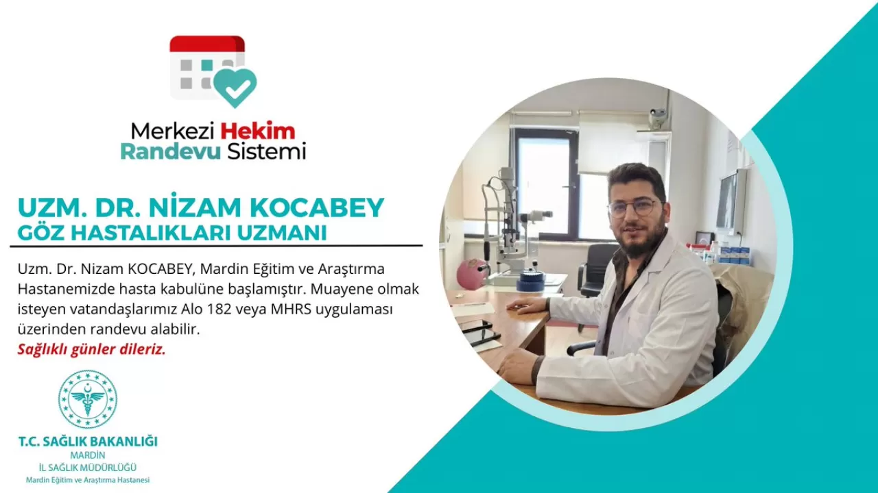 Mardin Eğitim ve Araştırma Hastanesi'ne Yeni Uzman Doktor