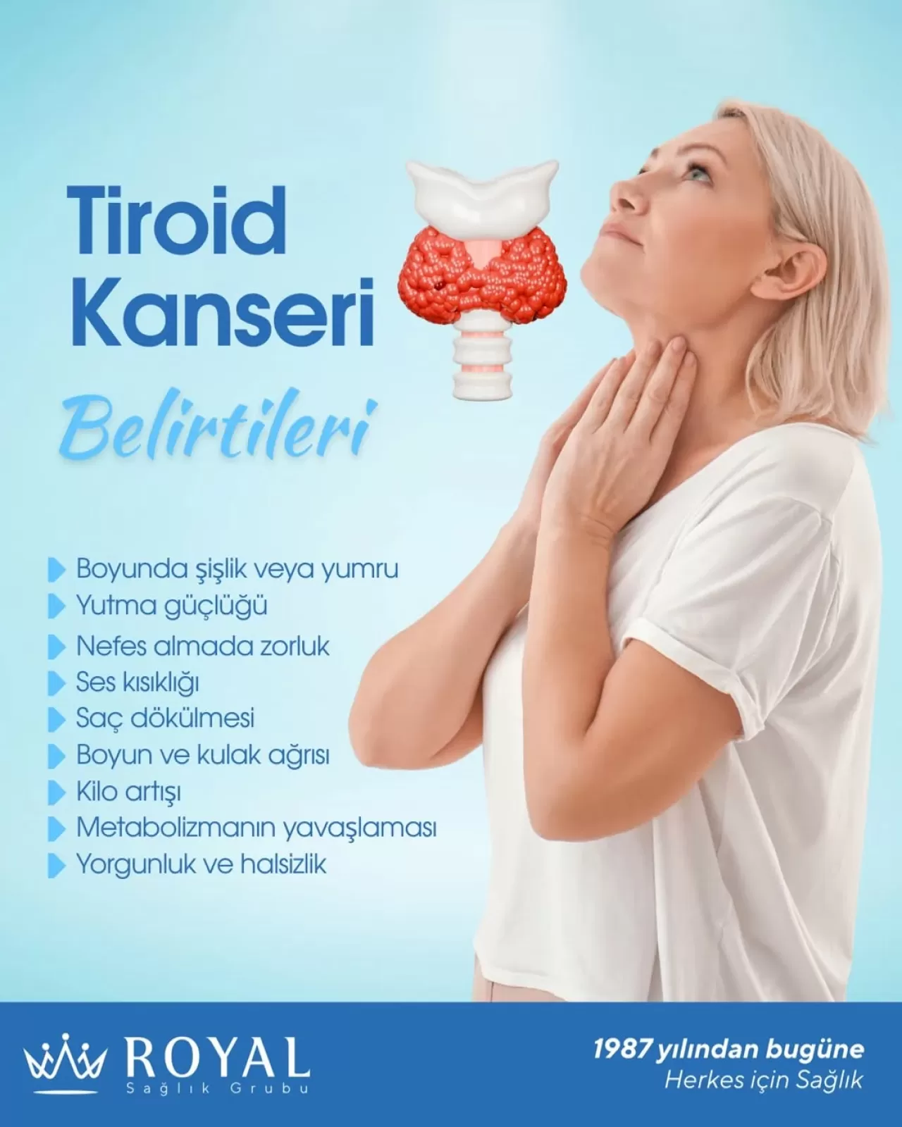 Tiroid Kanseri Belirtileri ve Erken Teşhisin Önemi