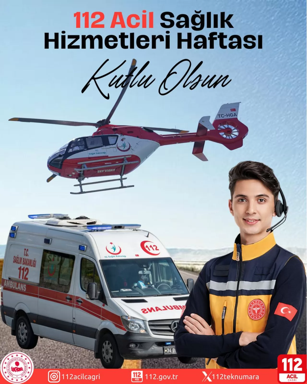 Muş'ta 112 Acil Sağlık Hizmetleri Haftası Kutlandı