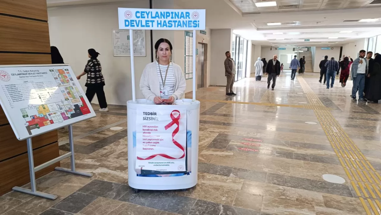 Ceylanpınar Devlet Hastanesi'nde Dünya AIDS Günü Farkındalık Etkinliği Düzenlendi