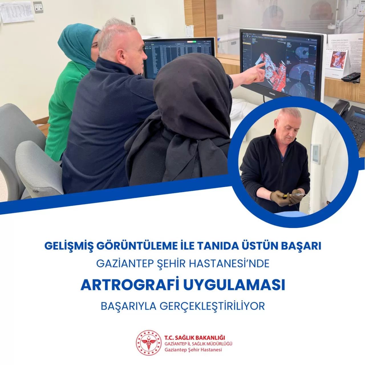 Gaziantep Şehir Hastanesi'nde Artrografi Uygulaması Başlatıldı