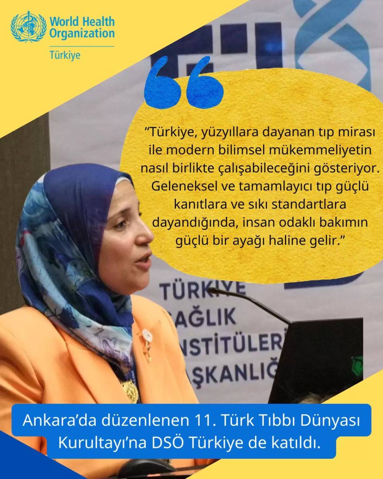 DSÖ Türkiye, Ankara'da Düzenlenen 11. Türk Tıbbı Dünyası Kurultayı'na Katıldı