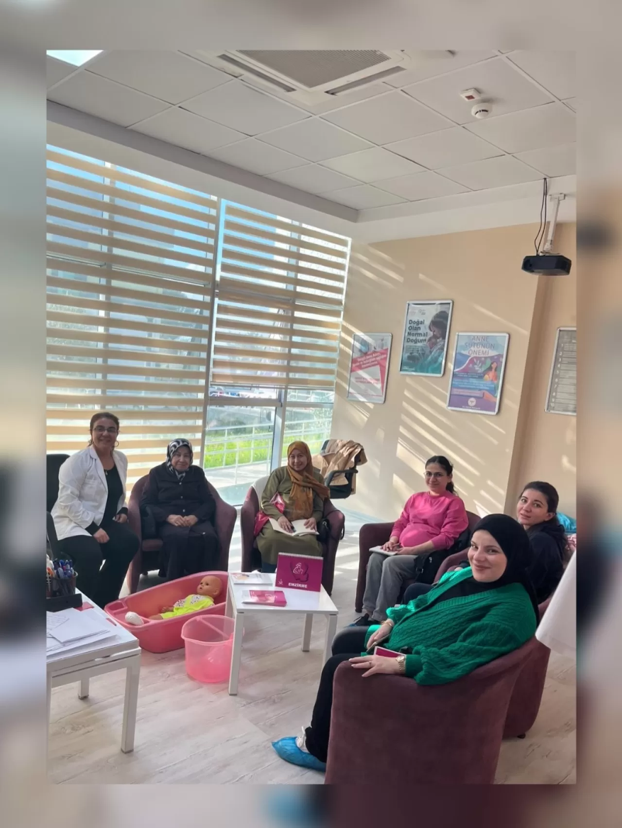 Karacabey'de Anne Adaylarına Gebelik Eğitimi ve Egzersizleri