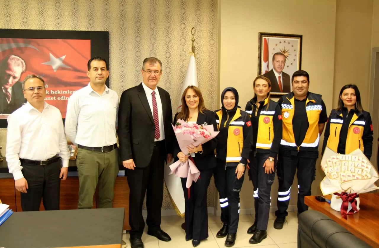 Denizli'de 112 Acil Sağlık Hizmetleri Haftası'nda Anlamlı Ziyaret