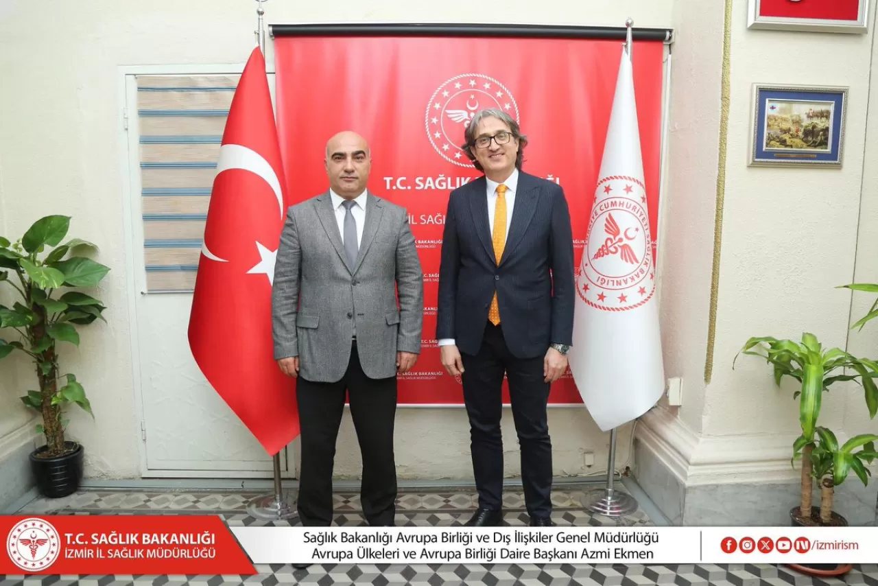 İzmir İl Sağlık Müdürü Kul, Bakanlık Daire Başkanı Ekmen'i Ağırladı