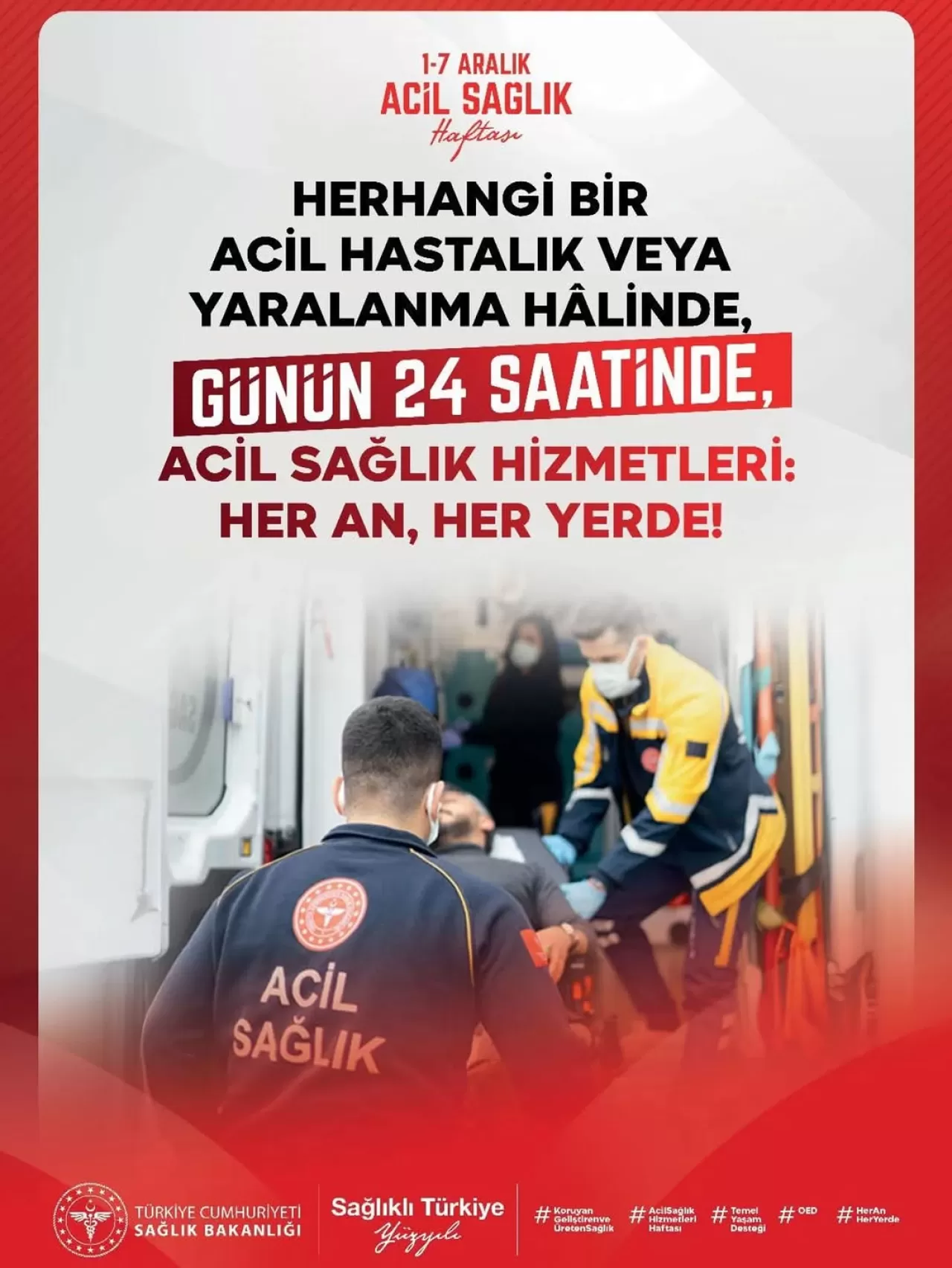 Adana Şehir Eğitim ve Araştırma Hastanesi, Acil Sağlık Hizmetleri Haftası'nı Kutladı