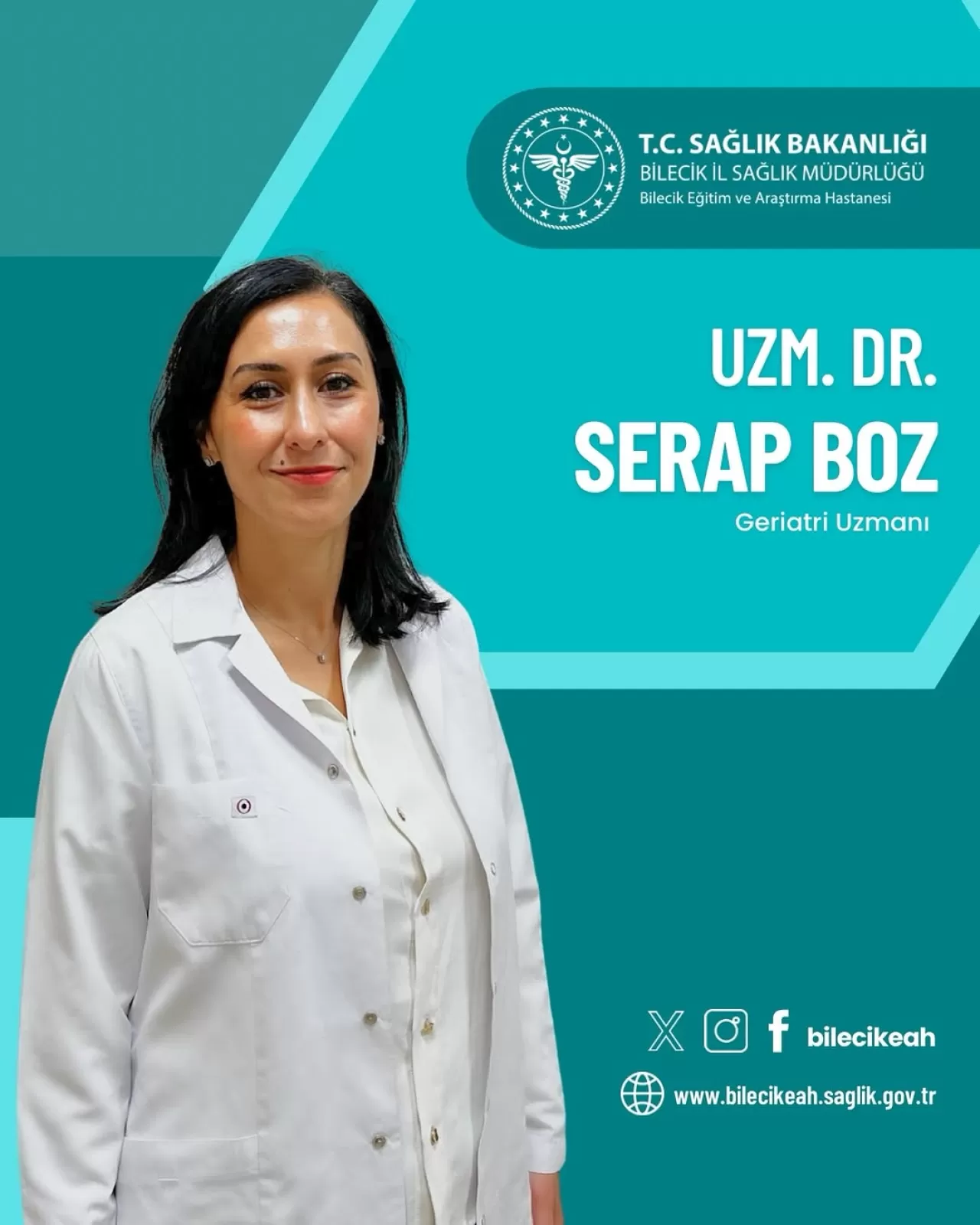 Bilecik Devlet Hastanesi'nde Geriatri Polikliniği Hizmete Açıldı
