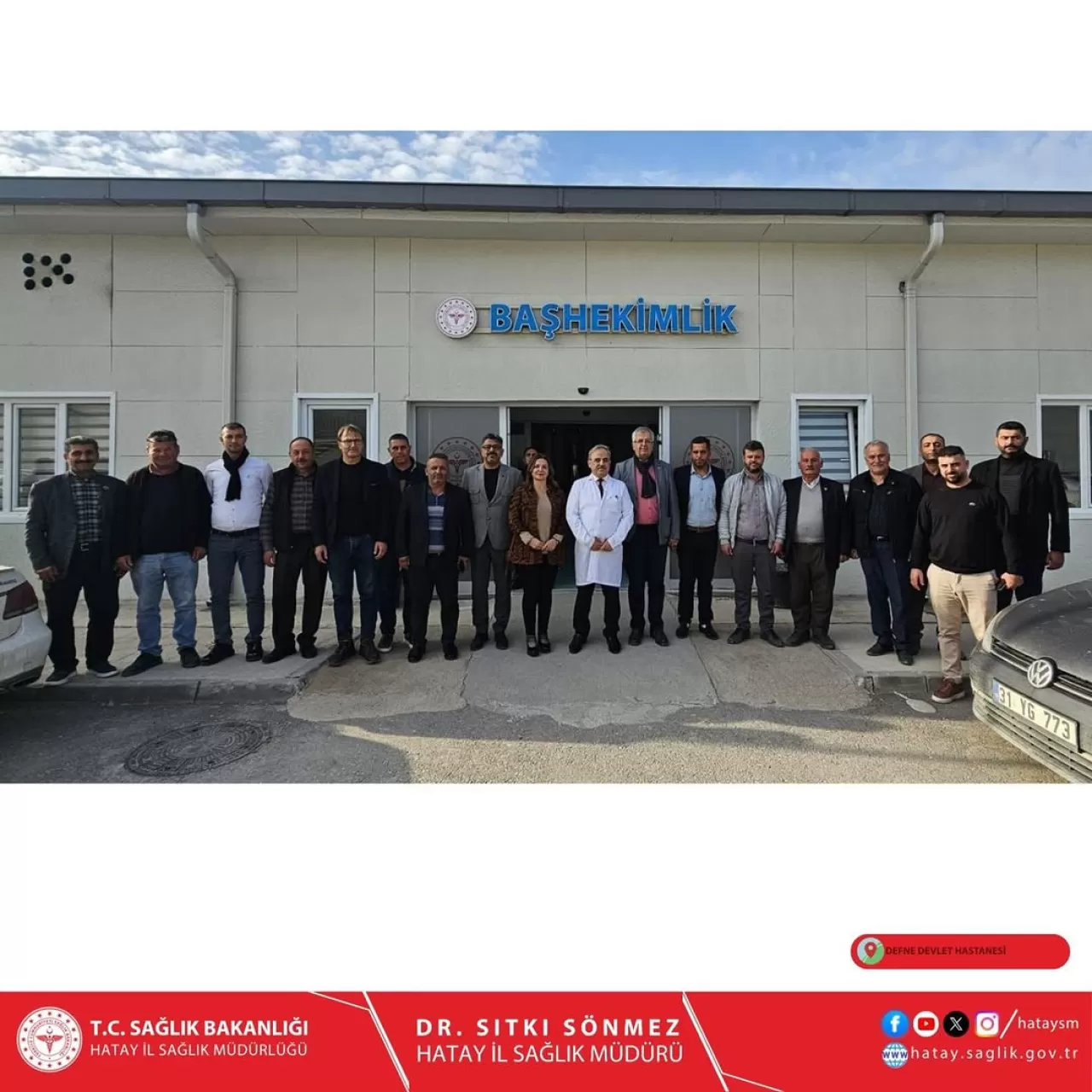 Defne Devlet Hastanesi Başhekimi Muhtarlarla Görüş Alışverişinde Bulundu