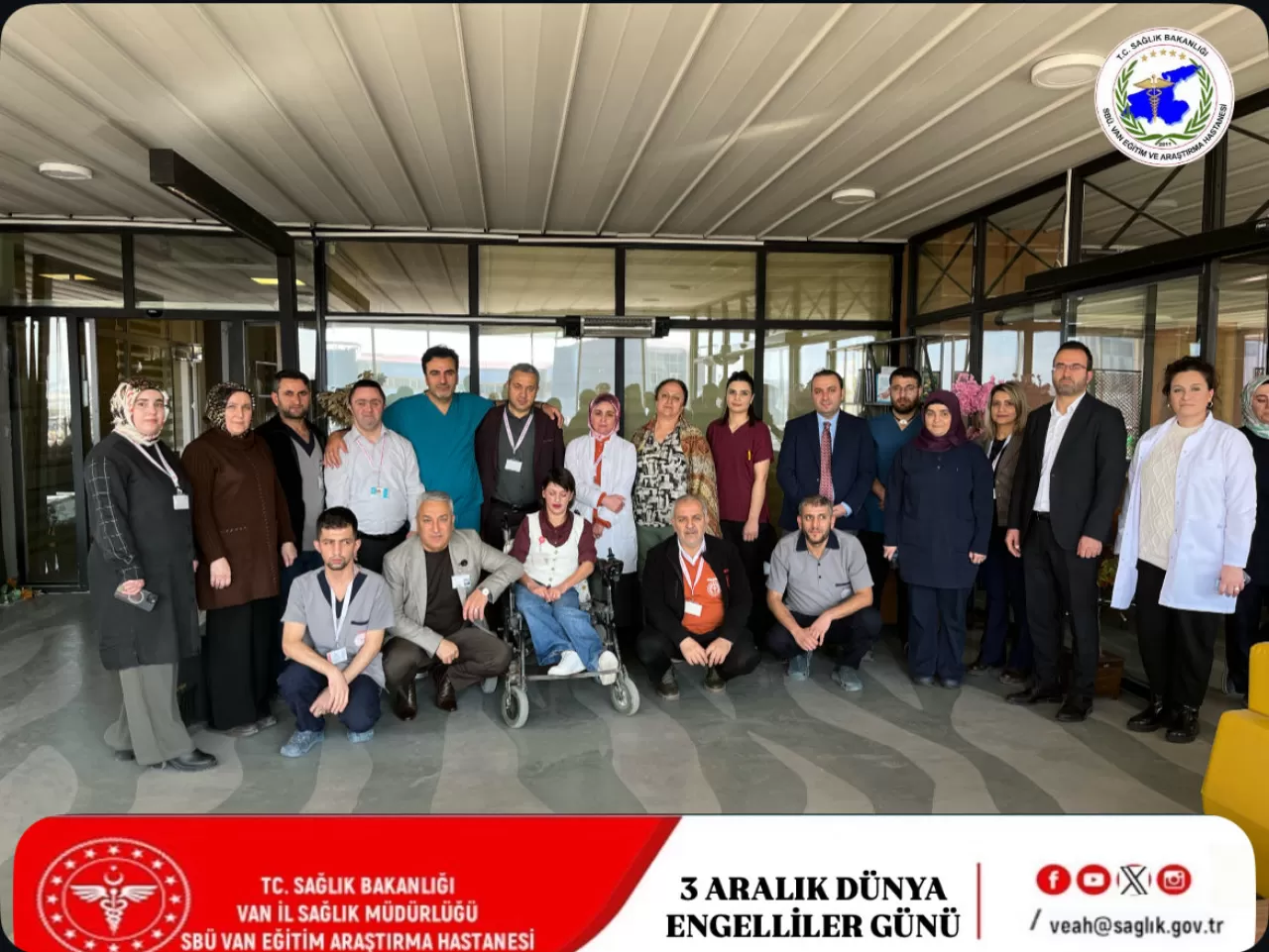 Van SBÜ Eğitim ve Araştırma Hastanesi'nde Dünya Engelliler Günü Etkinliği