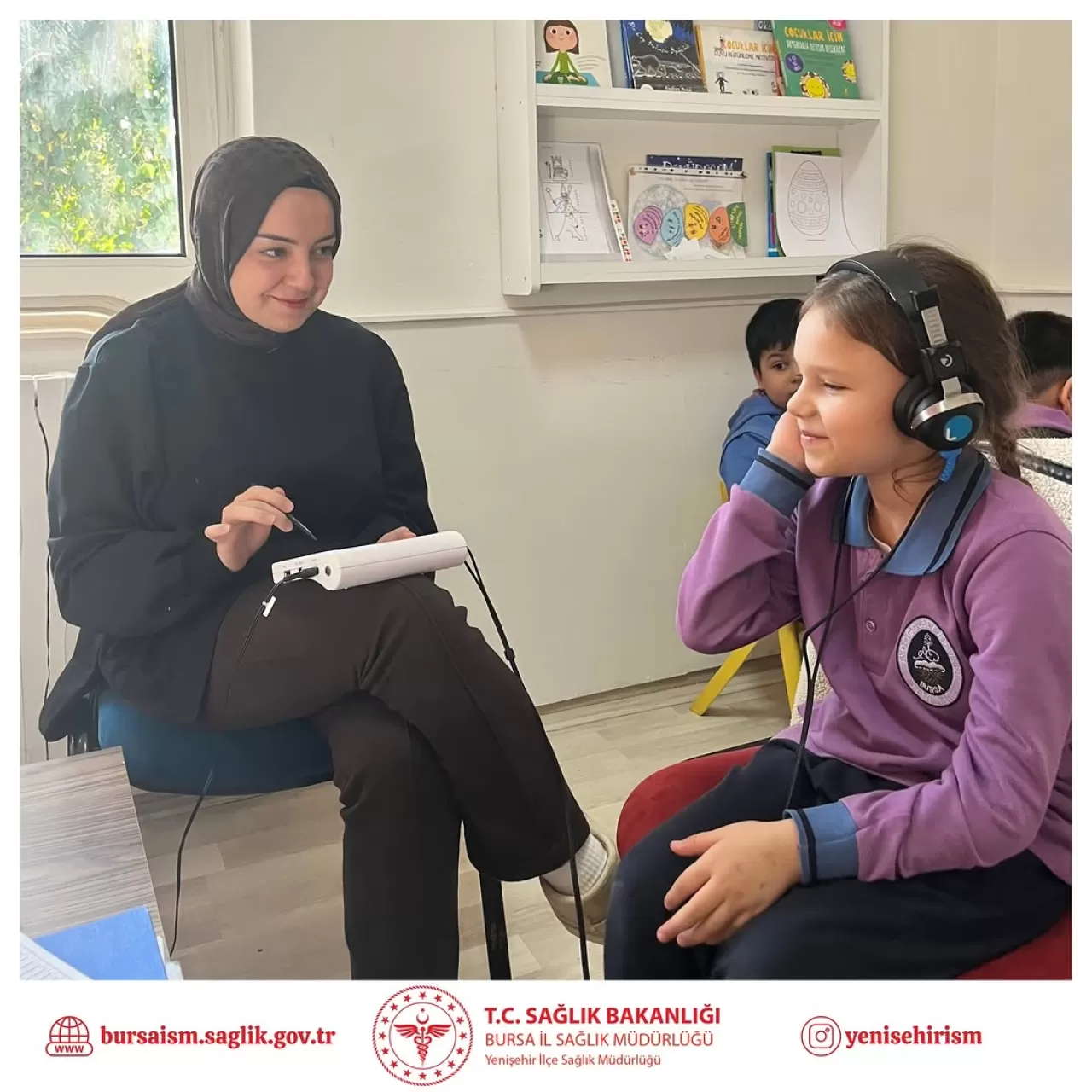 Bursa Yenişehir'de Okul Çağı İşitme Taramaları Başladı