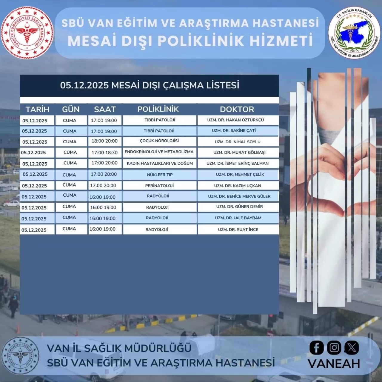 Van Eğitim ve Araştırma Hastanesi'nde Randevu Alımı Kolaylaştı