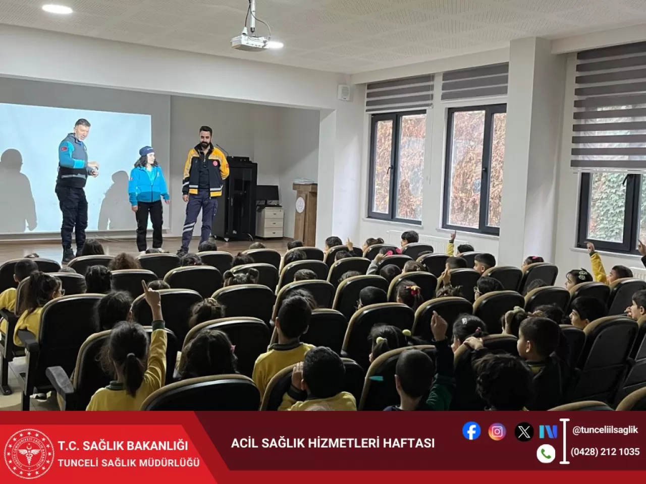 Tunceli'de Minik Öğrencilere 