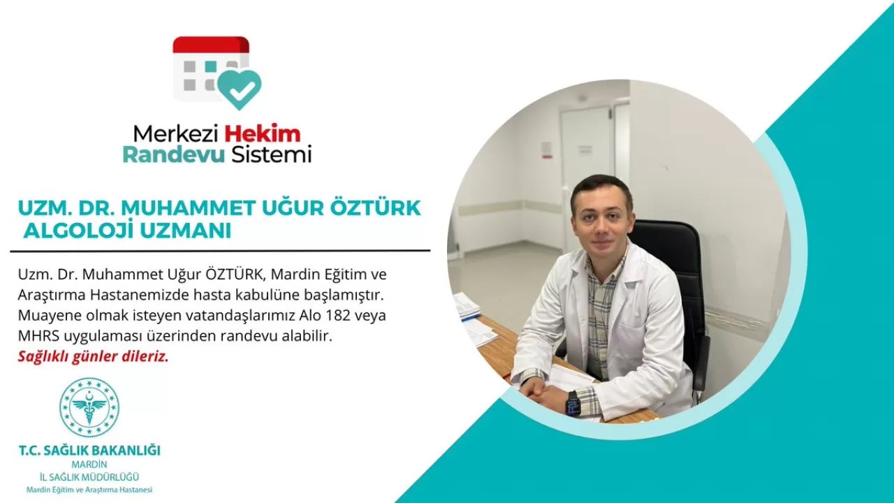 Mardin Eğitim ve Araştırma Hastanesi'nde Yeni Uzman Doktor Göreve Başladı