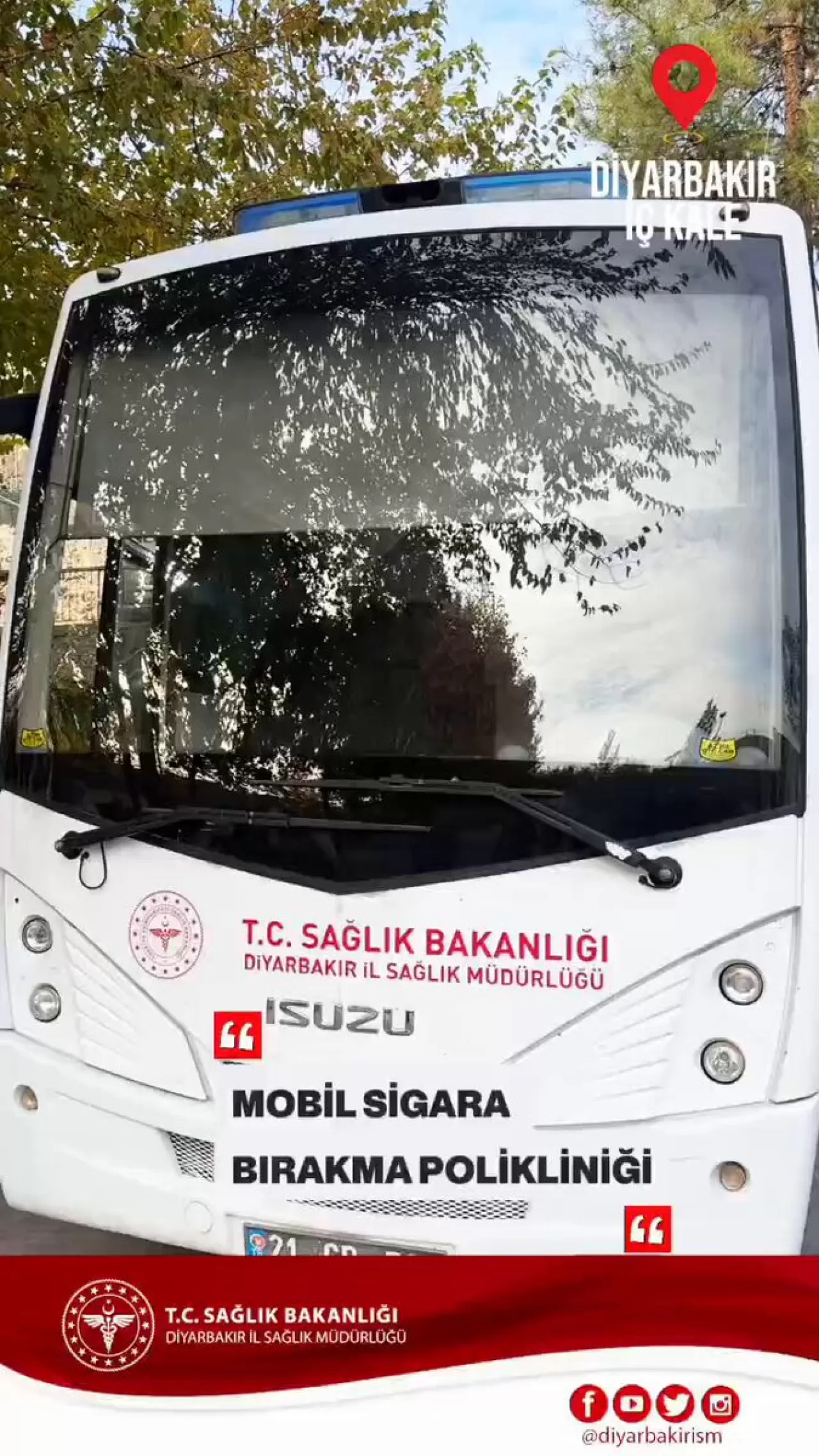Diyarbakır'da Mobil Sigara Bırakma Polikliniği Hizmete Girdi