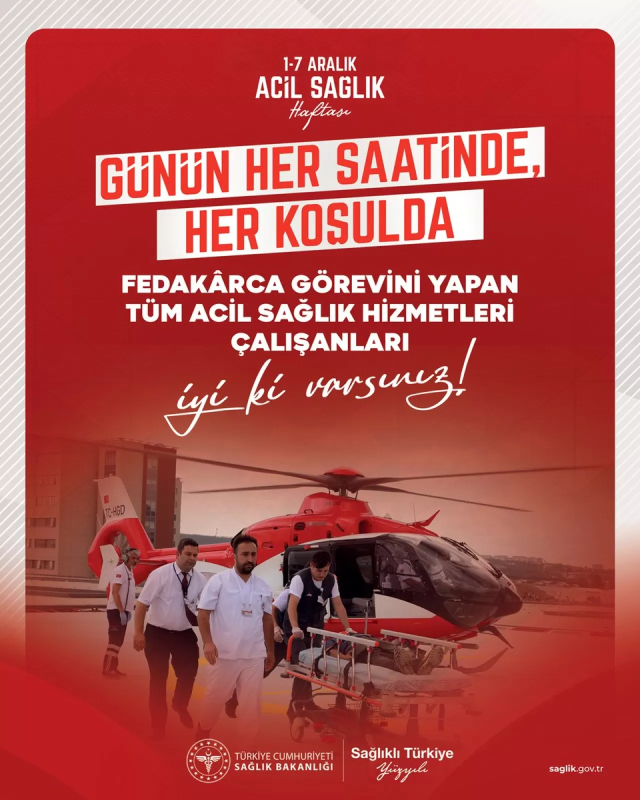 Sağlık Çalışanları, Acil Sağlık Hizmetleri Haftası'nda Anıldı