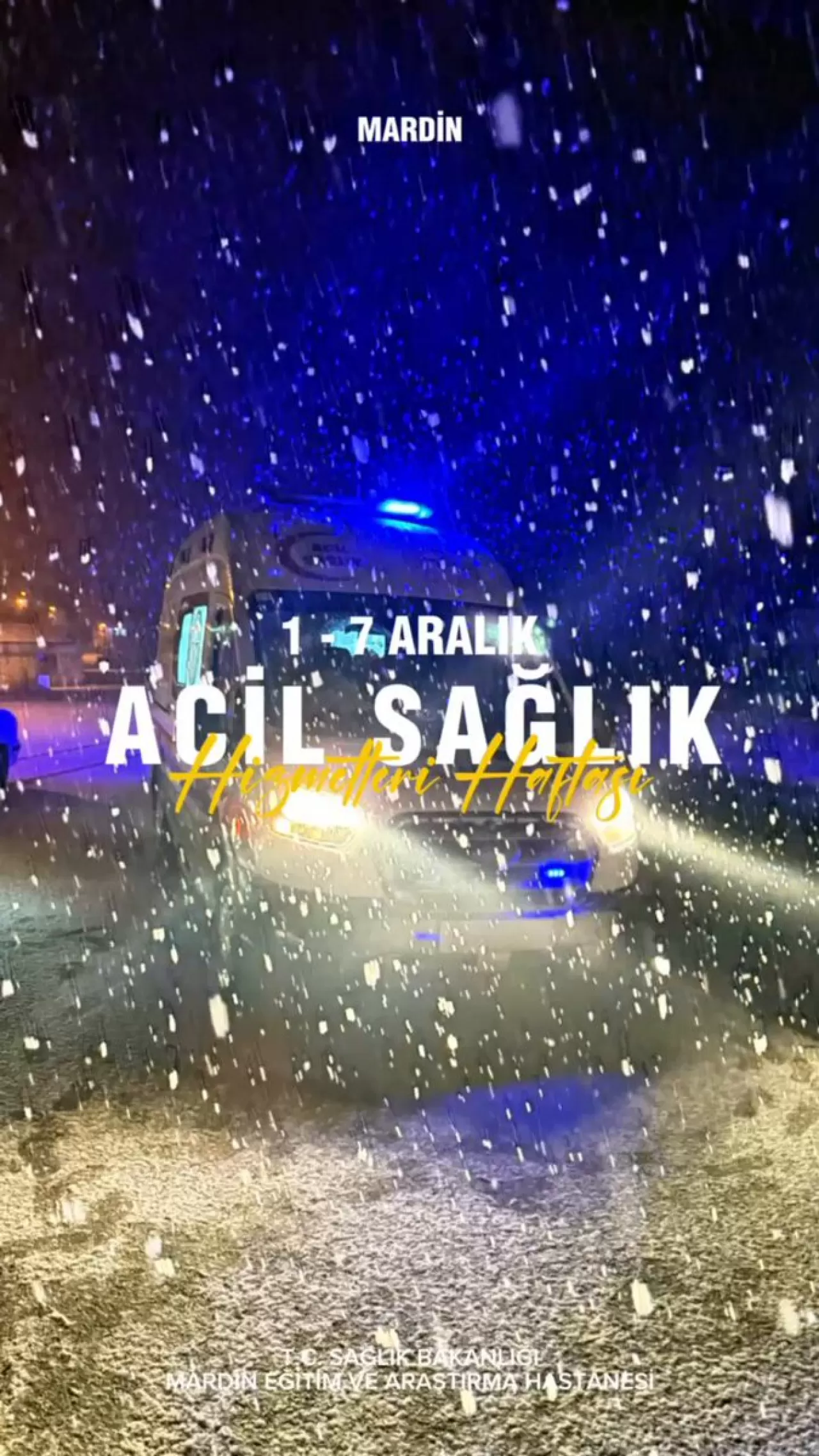 Mardin'de Acil Sağlık Hizmetleri Haftası Kutlandı