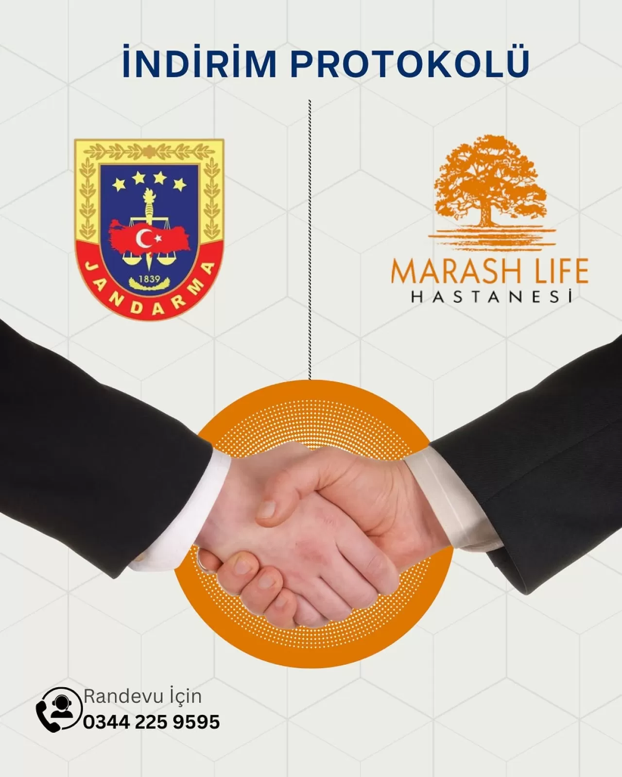 Kahramanmaraş İl Jandarma Komutanlığı Personeline Özel Marash Life Hastanesi'nden Sağlık Hizmetlerinde İndirim