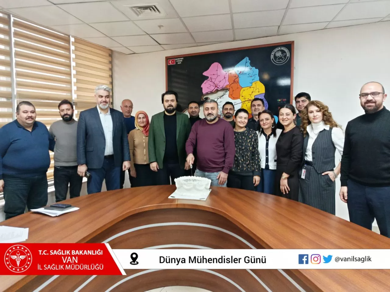 Van İl Sağlık Müdürlüğü'nde Mühendisler Günü Kutlaması