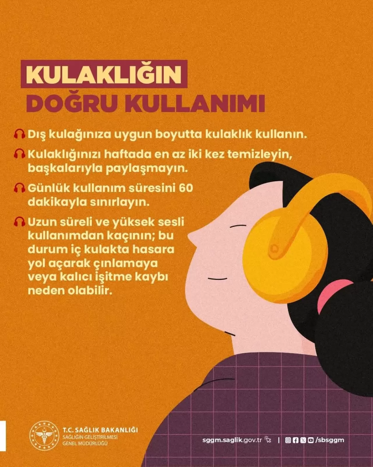 Kulaklık Kullanımında İşitme Sağlığı Uyarısı: Ses Seviyesine ve Kullanım Süresine Dikkat