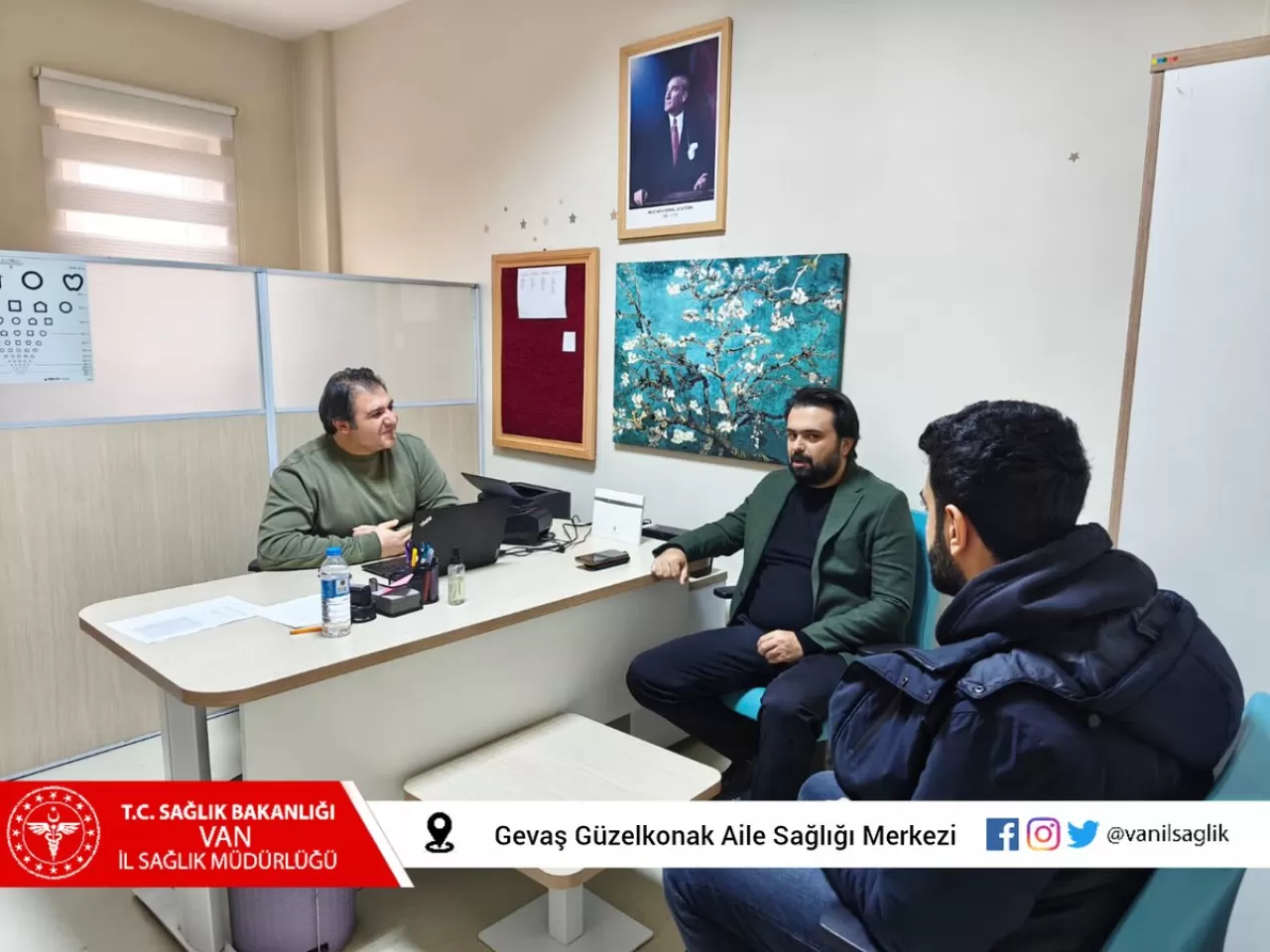 Van İl Sağlık Müdürü Gevaş Güzelkonak Aile Sağlığı Merkezi'ni Ziyaret Etti