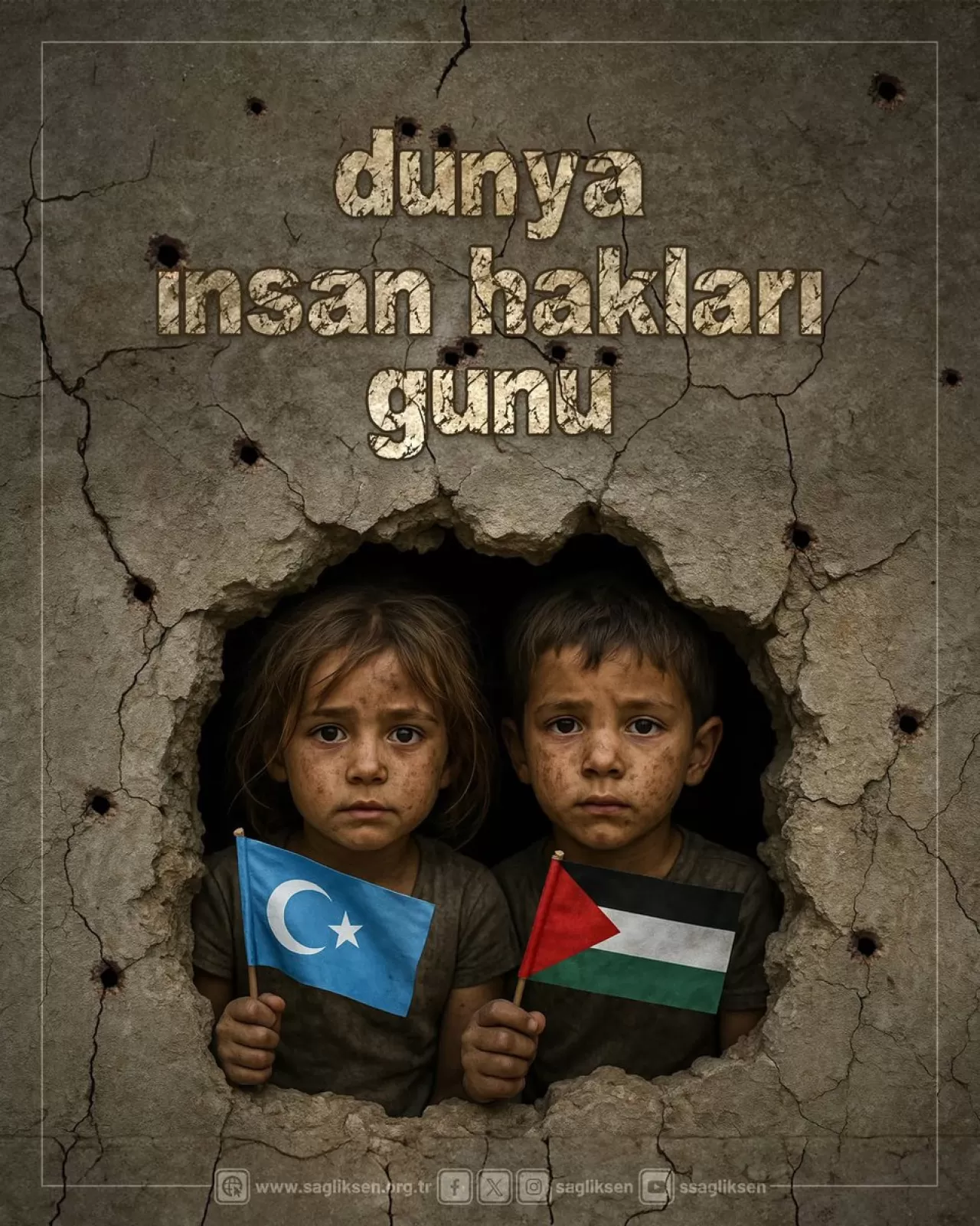 Dünya İnsan Hakları Günü'nde Filistin ve Doğu Türkistan Vurgusu