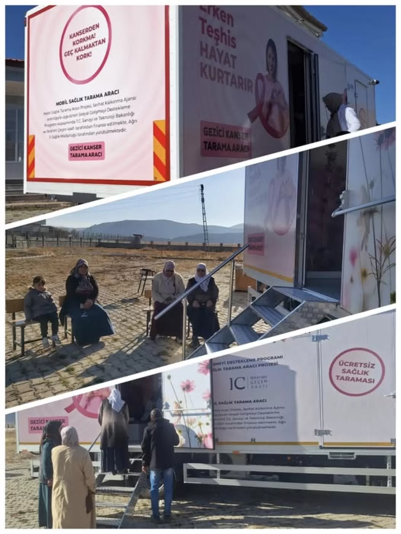 Ağrı'da Kanser Tarama Etkinliği ile Vatandaşlar Bilinçlendirildi