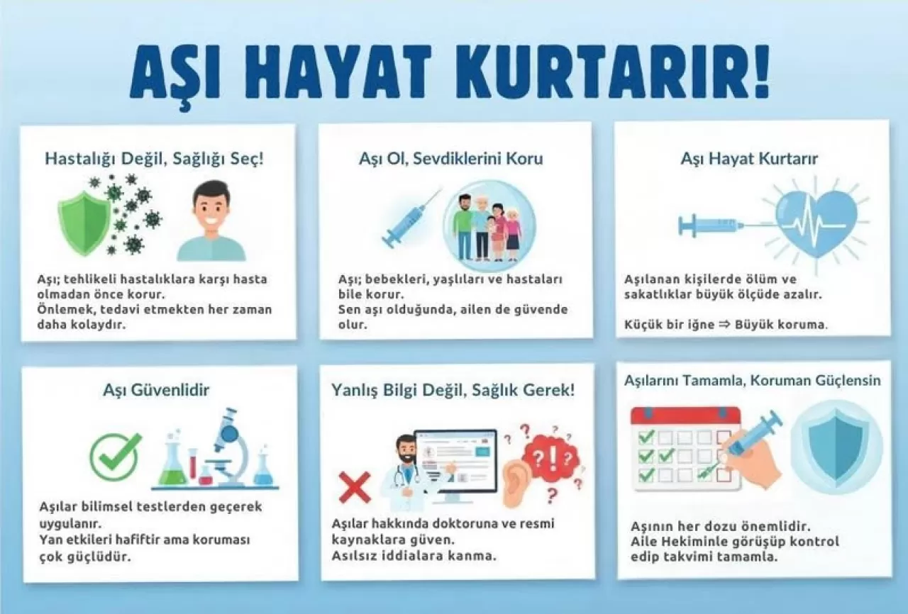 Antalya Atatürk Devlet Hastanesi'nden Aşı Çağrısı: 