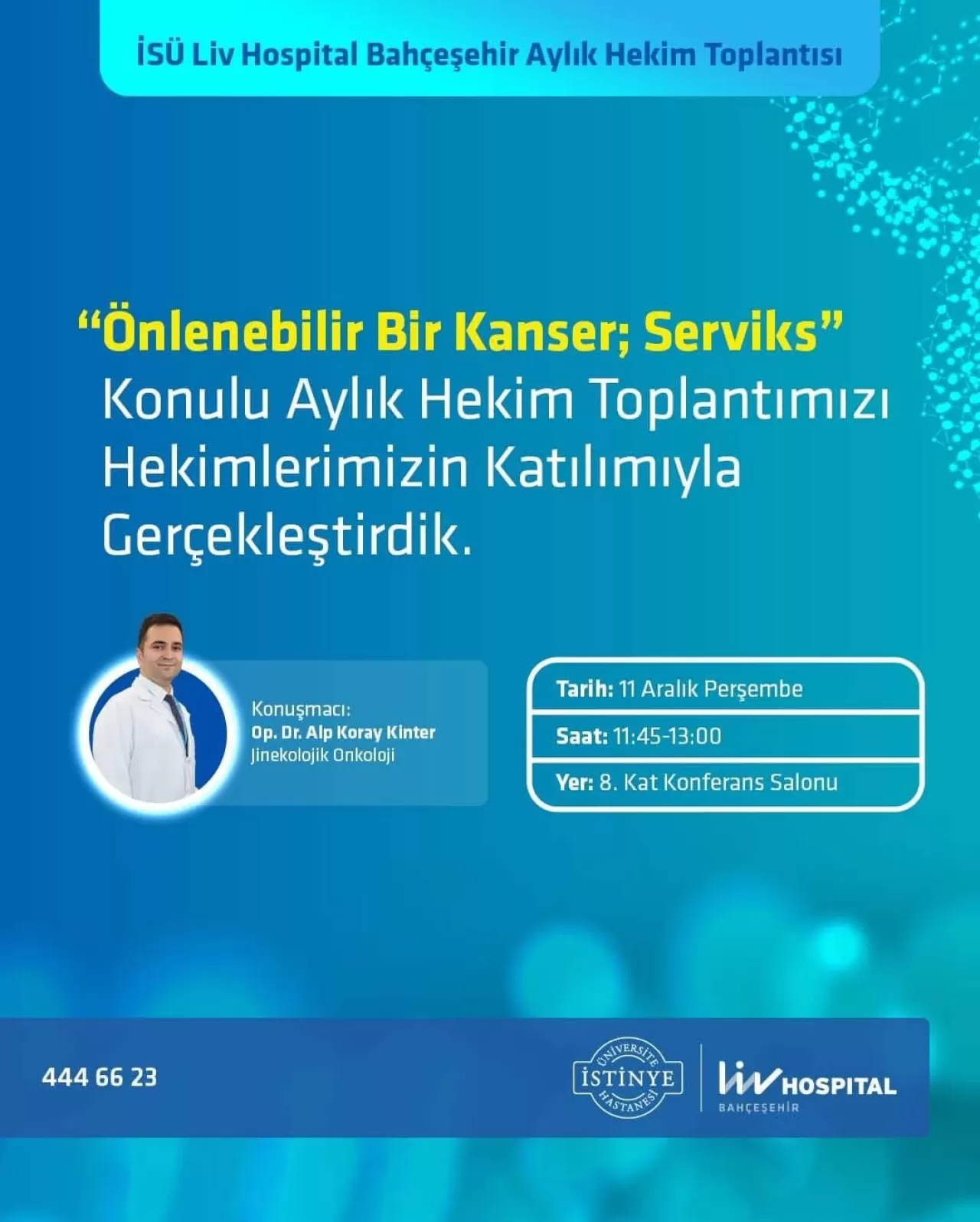 Bahçeşehir Liv Hospital'da Serviks Kanserini Önleme Toplantısı Düzenlendi