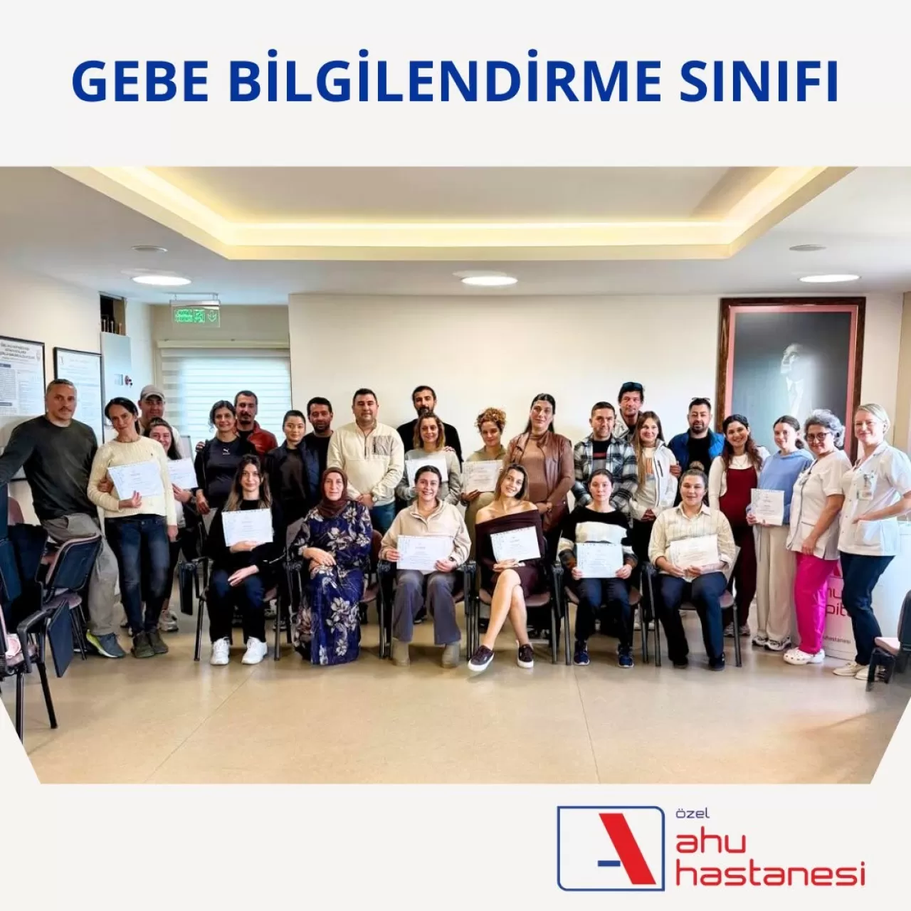 Muğla Ahu Hastanesi'nde Gebelere Yönelik Kapsamlı Eğitim Düzenlendi