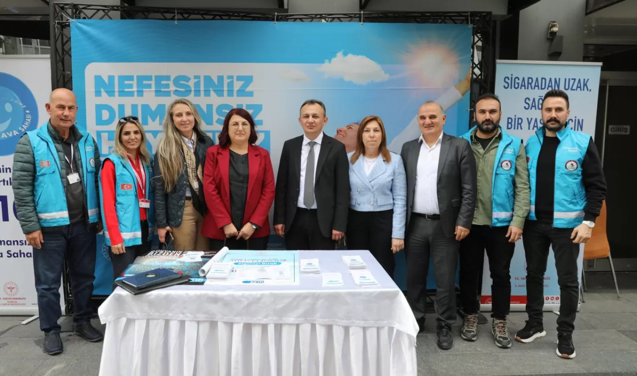 Samsun'da Sigara Bırakma Poliklinikleri İçin Bilgilendirme Standı Açıldı