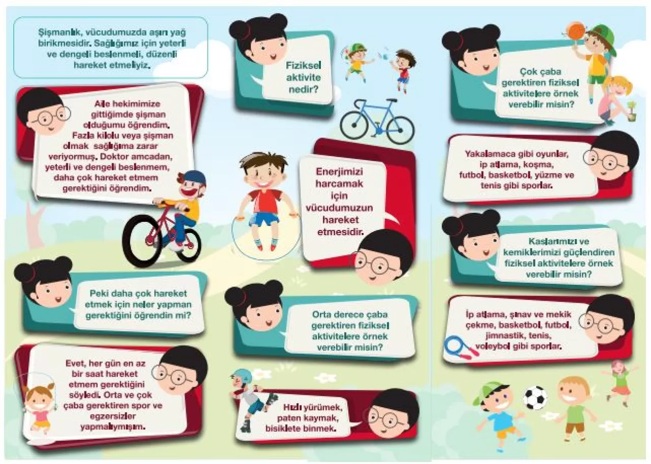 Çocuklarda Sağlıklı Yaşam İçin Fiziksel Aktivite Önerileri